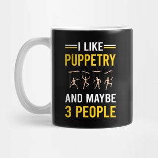 3 People Puppetry Puppet Puppets Mug